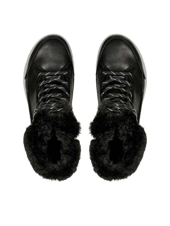 Skechers Skechers Боти Glacial Ultra Cozyly 144178/BLK Черен