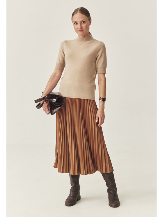 TATUUM Tatuum Sweter LU Beżowy Fitted Fit
