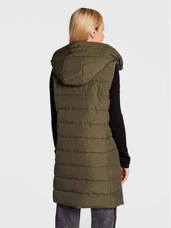 Olsen Olsen Prsluk 15101371 Zelena Regular Fit