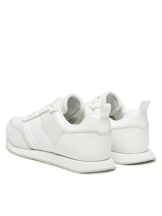 Calvin Klein Calvin Klein Sneakersy Low Prof Runn Laceup Tape HM0HM01897 Biały