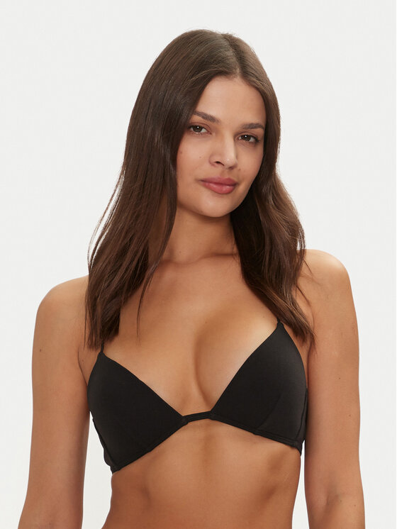 Calvin Klein Swimwear Bikini augšdaļa KW0KW02737 Melns