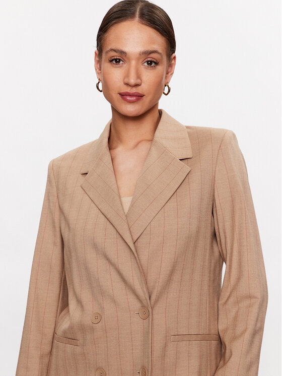 DKNY DKNY Sakko P3BCUO60 Beige Regular Fit