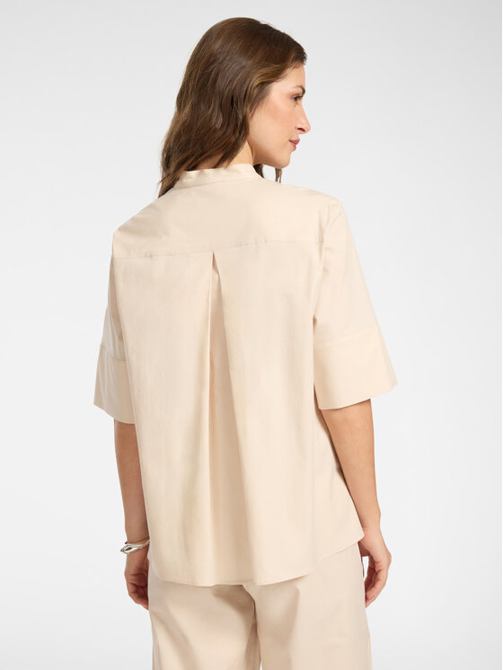 Elena Mirò Elena Mirò Camicia 5011P000319N002 Crema Boxy Fit