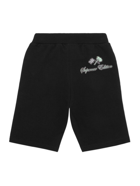 PHILIPP PLEIN PHILIPP PLEIN Pantaloncini 28181 Nero Jogger Fit