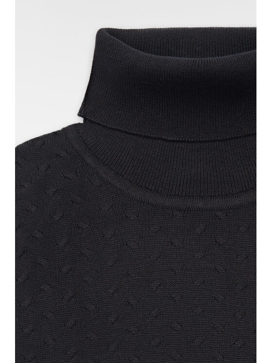 Próchnik Próchnik Golf Golf Czarny Bawełniany PM5 SW073224000017 Czarny Slim Fit