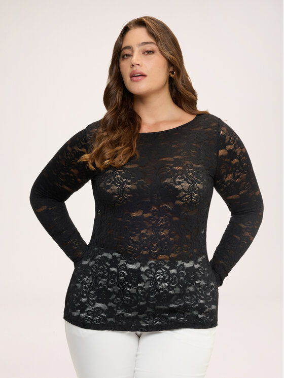 Fiorella Rubino Fiorella Rubino Blusa G01EL009519N033 Nero Regular Fit