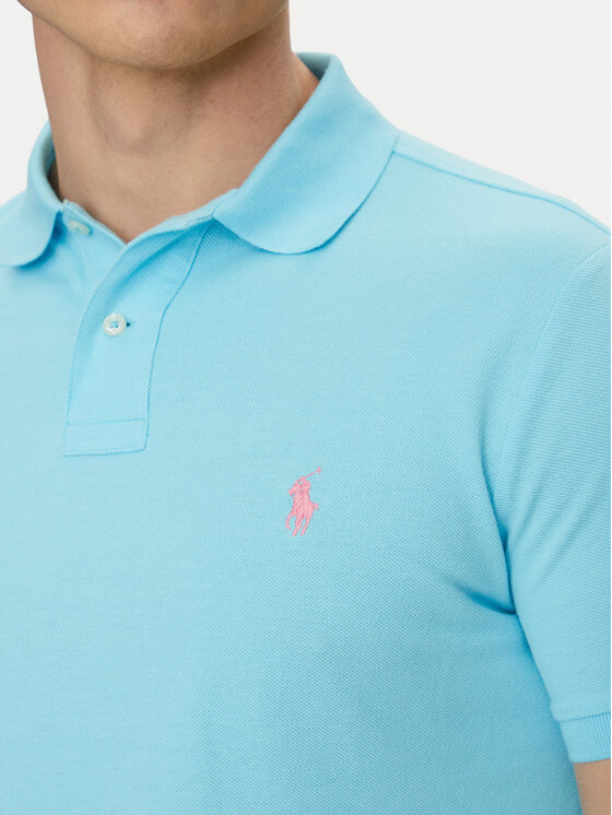 Polo Ralph Lauren Polo Ralph Lauren Pólóing Core Replen 710782592 Kék Custom Slim Fit
