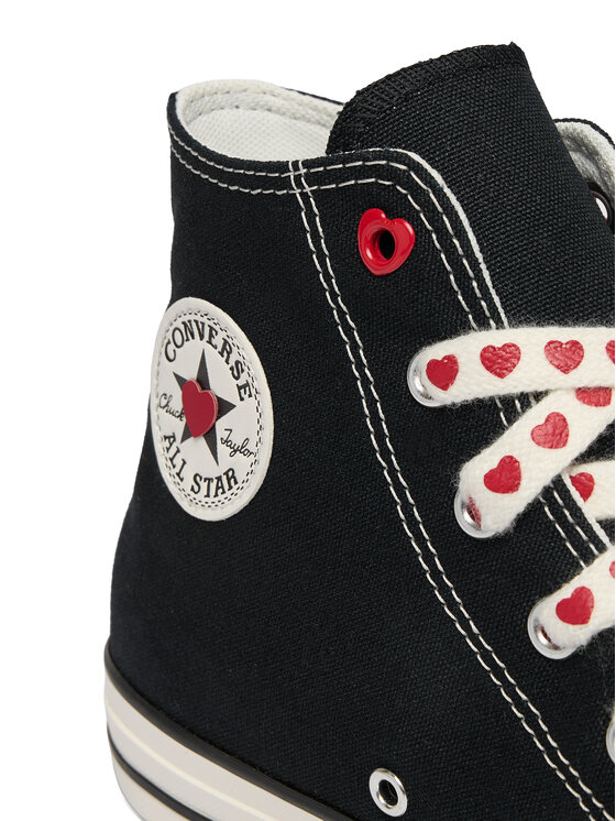 Converse Converse Tornacipő Chuck Taylor All Star Hearts A19064C Fekete