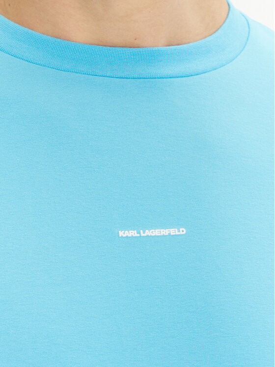KARL LAGERFELD KARL LAGERFELD T-shirt 755030 552235 Svijetloplava Regular Fit