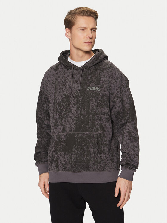 Guess Guess Mikina Z5RQ16 K9YI1 Šedá Regular Fit