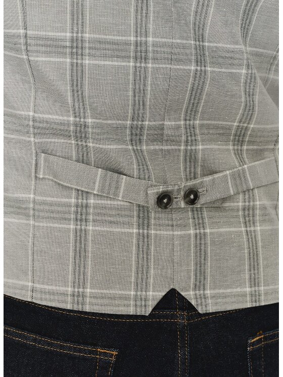 Pako Lorente Pako Lorente Kamizelka P24SF-8X-005 Szary Slim Fit