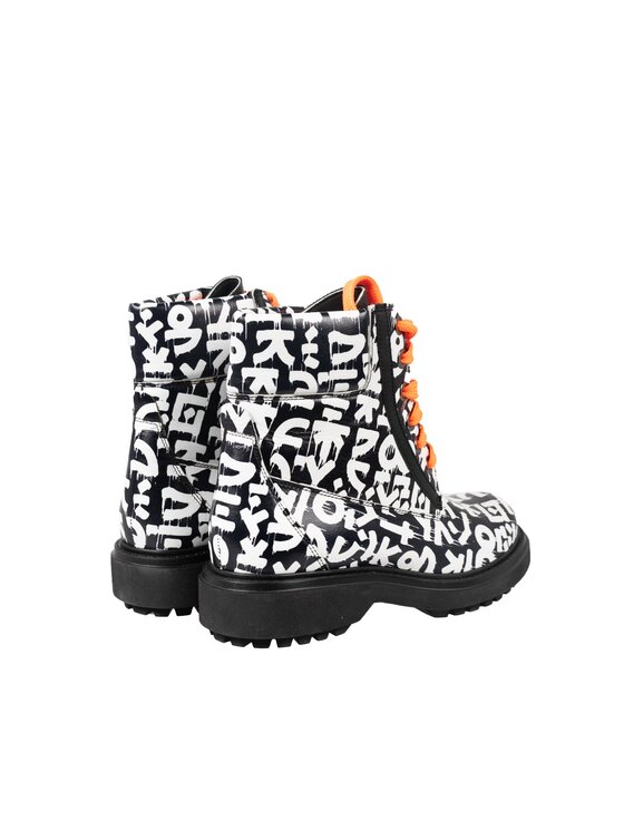 Geox Geox Polokozačky D947AI0PZBC Černá