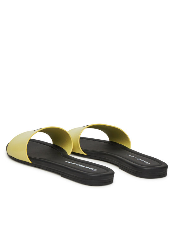 Calvin Klein Jeans Calvin Klein Jeans Šľapky Flat Sandal Slide Mg YW0YW01697 Žltá