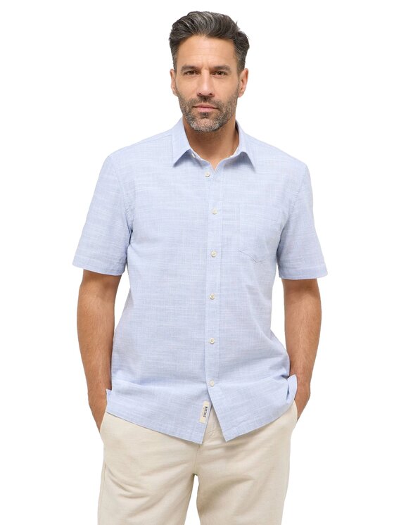 Mustang Mustang Camicia Style Darien Blu Regular Fit