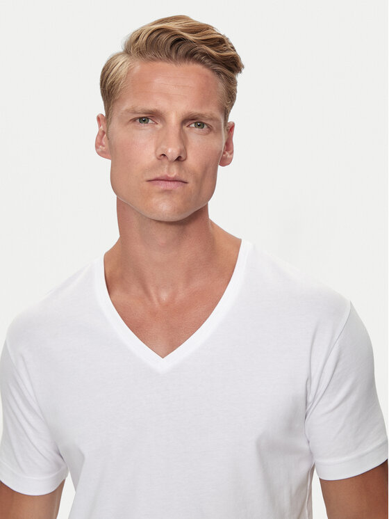 Pierre Cardin Pierre Cardin Комплект 2 тишъртки 29991.000.9000 Бял Modern Fit