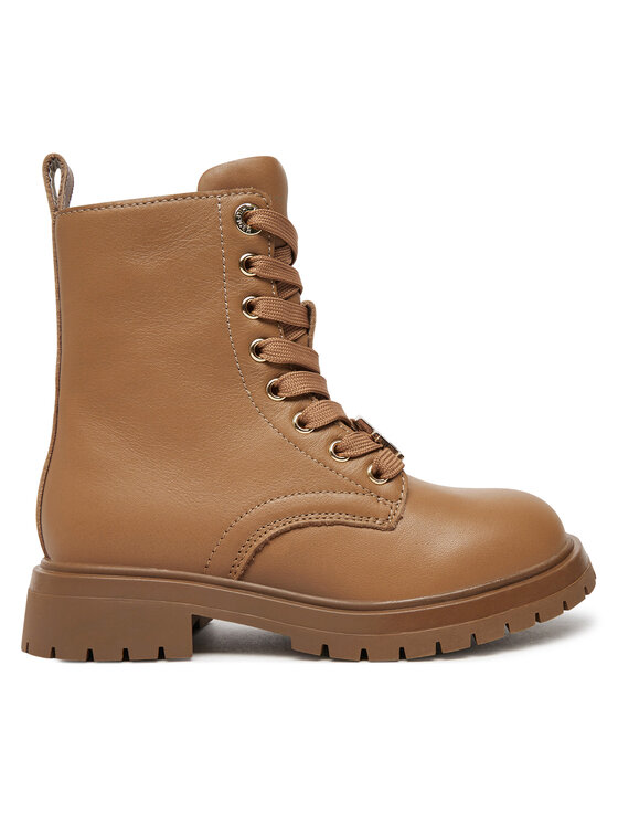 Tommy Hilfiger Tommy Hilfiger Trapper stila apavi Lace-Up Bootie T3A5-33568-0092 M Brūns