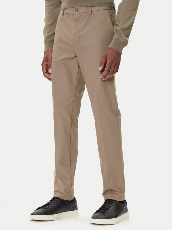 BOSS BOSS Чино панталони P-Kaiton1 50543945 Бежов Slim Fit