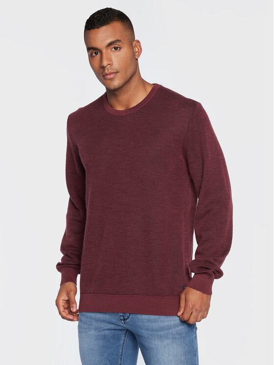 Pierre Cardin Pierre Cardin Sveter C5 50250/000/5016 Bordová Regular Fit
