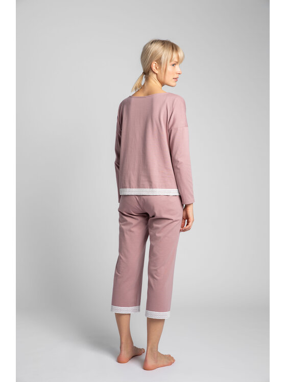 LaLupa LaLupa Piżama LA142 Fioletowy Comfort Fit