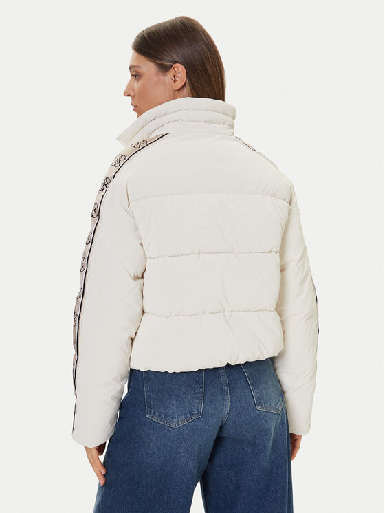 Guess Guess Geacă de iarnă V5BL11 WGYC2 Écru Regular Fit