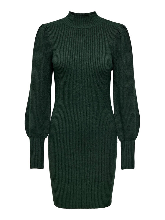 ONLY ONLY Rochie tricotată 15232502 Verde Comfort Fit