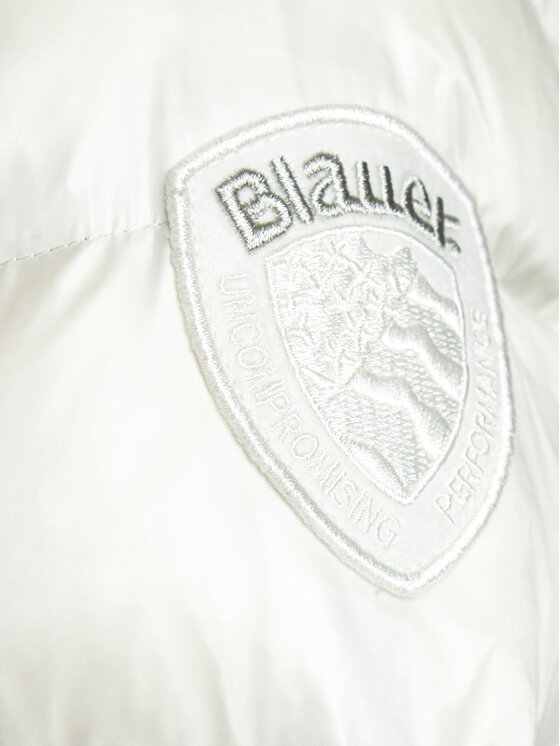 Blauer Blauer Παλτό χειμωνιάτικο 23WBLDK03090 Εκρού Regular Fit