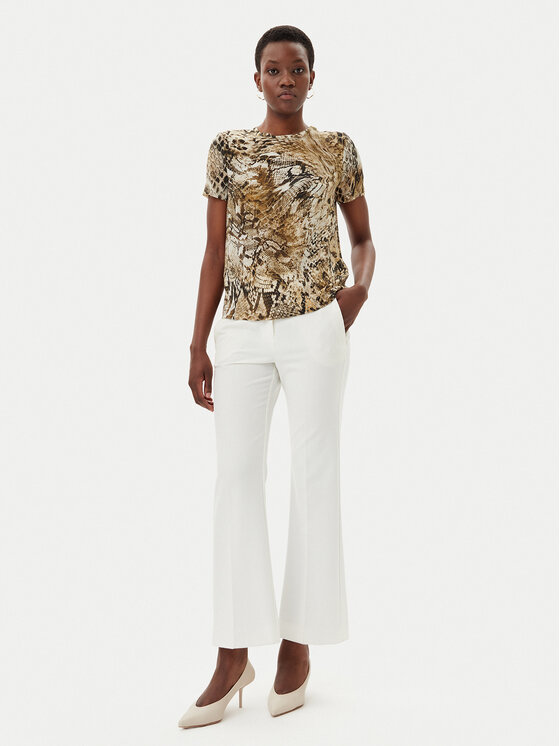 Marciano Guess Marciano Guess Blúz Blusa tatjana ss printed Barna Comfort Fit