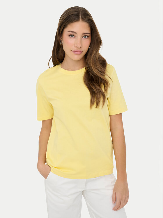 ONLY ONLY T-Shirt Freja 15367970 Żółty Regular Fit