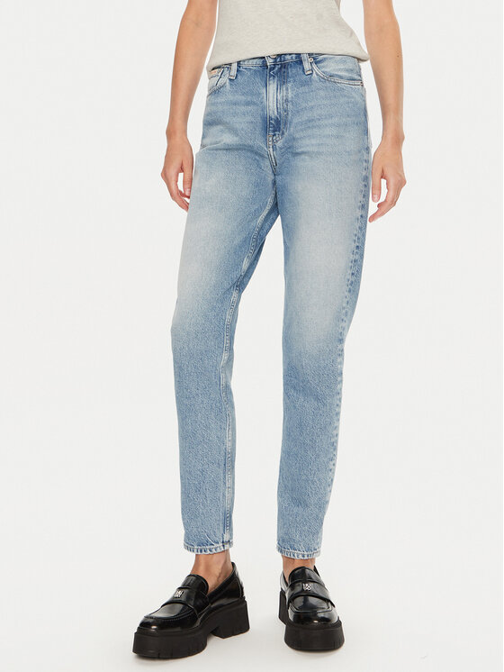 Calvin Klein Jeans Calvin Klein Jeans Jeansy J20J224036 Modrá Mom Fit