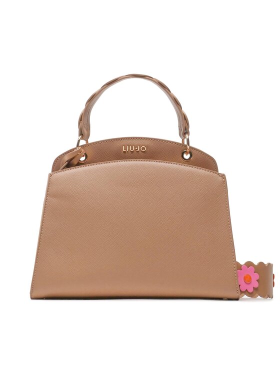 Liu Jo Ročna torba Ecs S Satchel AA3002 E0087 Rjava