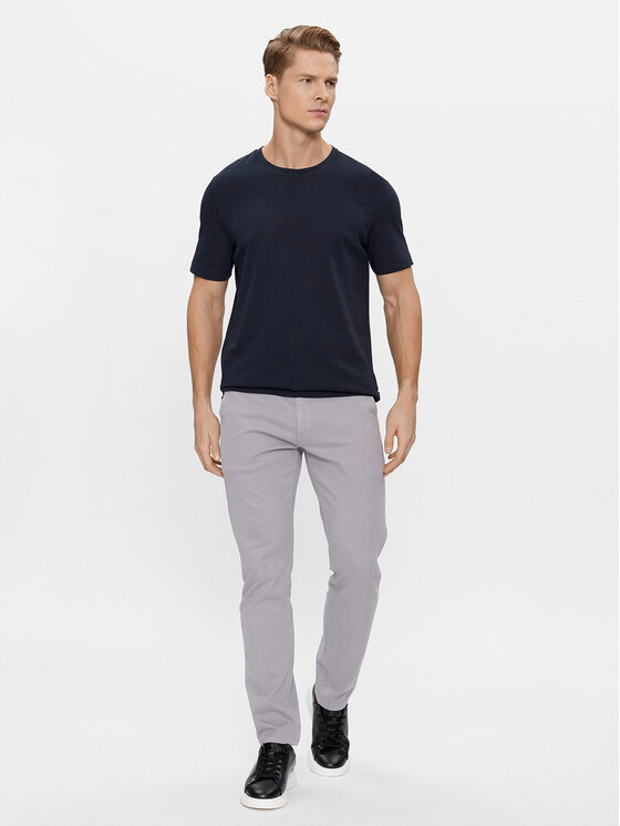 BOSS Boss T-Shirt Tiburt 240 50452680 Granatowy Regular Fit