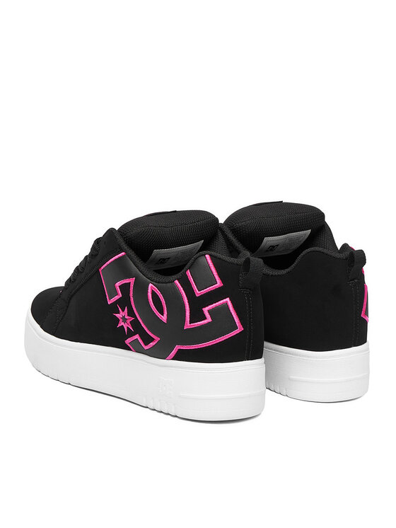 DC Shoes DC Shoes Sneakersy CEO-COURT GRAFFIK PLATFORM DC02422001 Čierna