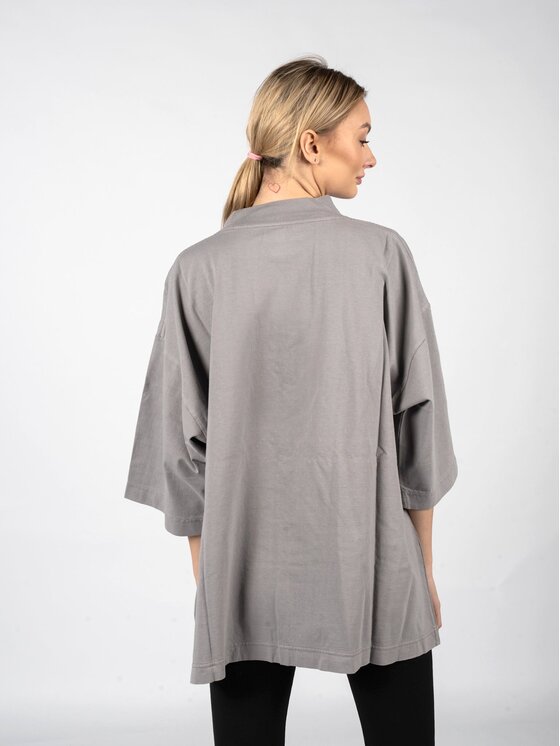 Gap Gap T-Shirt 719614 TMVQ2 Šedá Oversize