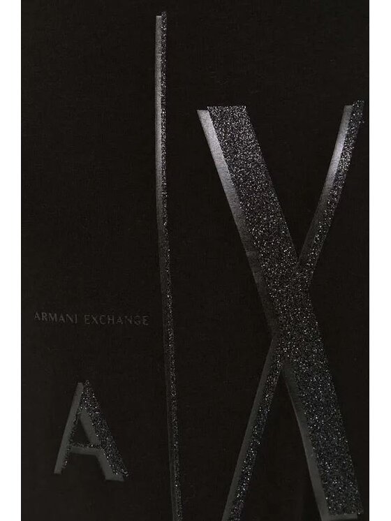 Armani Exchange Armani Exchange Tričko 6RYT50 YJC7Z 1200 Čierna Regular Fit
