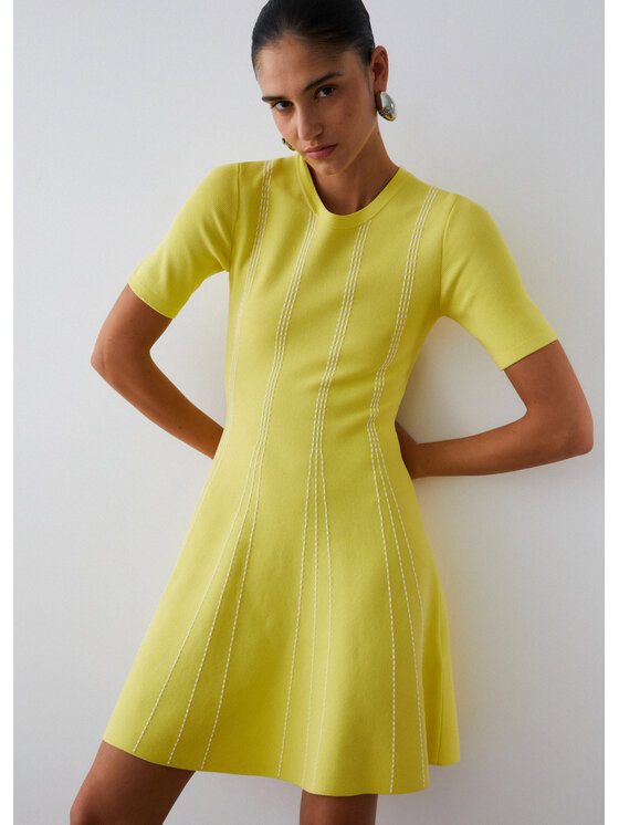 Liu Jo Liu Jo Abito da sera WA6145MA81RL9056 Giallo Regular Fit