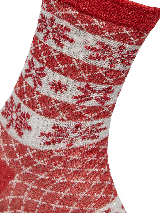 Pieces Pieces 2er-Set hohe Damensocken Jia 17143032 Bunt