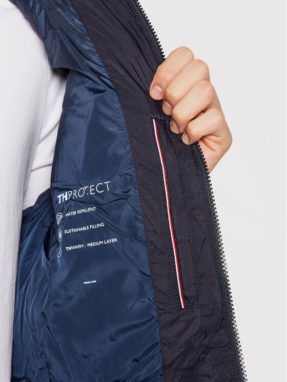 Tommy Hilfiger Tommy Hilfiger Zimska jakna High Loft MW0MW19657 Tamnoplava Regular Fit