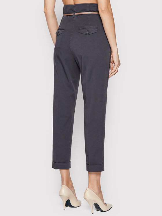 Peserico Peserico Stoffhose P04703T30A Grau Regular Fit