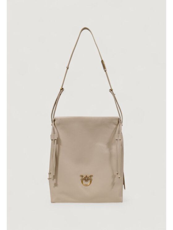 PINKO PINKO Σάκος SLOUCHY CLASSIC BAG VITELLO Μπεζ