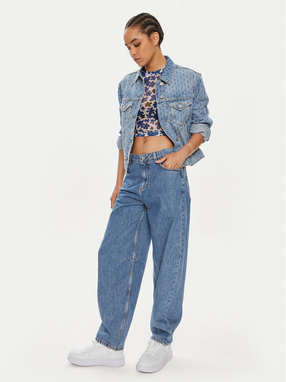 HUGO Hugo Jeans hlače Gamoi_B 50518677 Modra Relaxed Fit