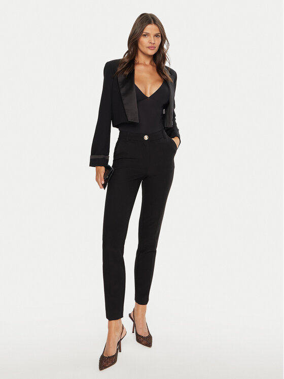 Marciano Guess Marciano Guess Παντελόνι chino Celia 4BGB04 7046A Μαύρο Regular Fit