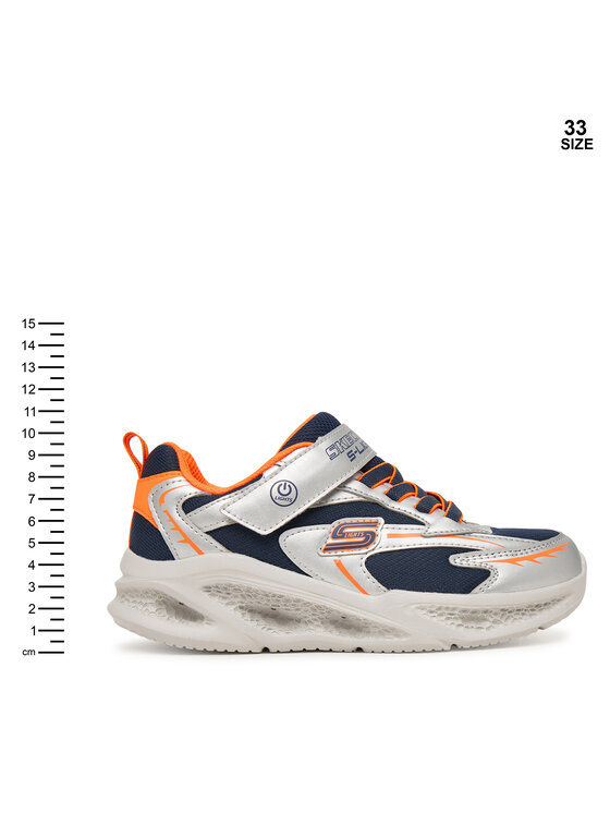 Skechers Skechers Снікерcи Meteor-Lights - Glow-Strider 401497L/SLOR Срібний