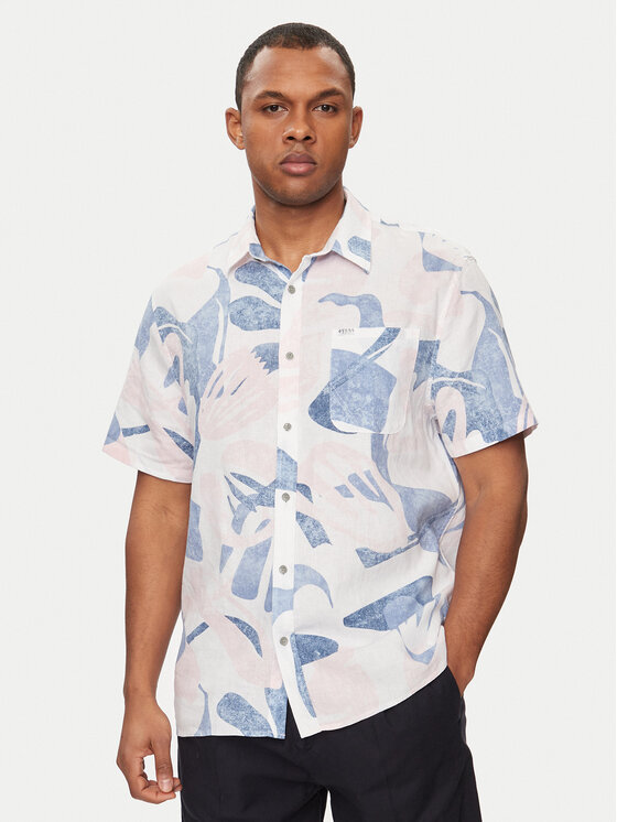 Guess Košeľa M4GH39 WG3L0 Farebná Regular Fit