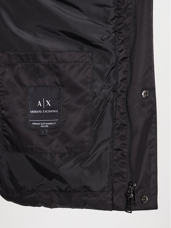 Armani Exchange Armani Exchange Žieminė striukė 6RZB13 ZNJ7Z 1200 Juoda Relaxed Fit