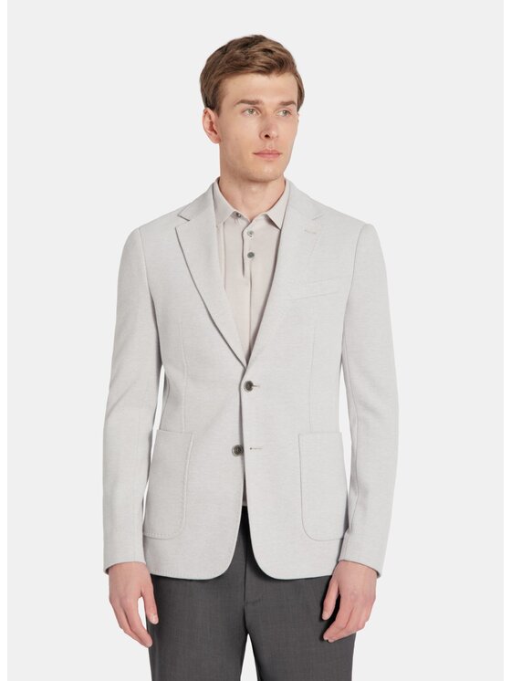 Pako Lorente Pako Lorente Marynarka P25WF-3X-017 Szary Slim Fit
