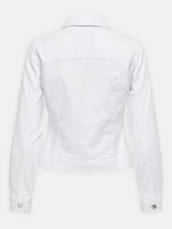ONLY ONLY Jeansjacke Woder 15243147 Weiß Regular Fit