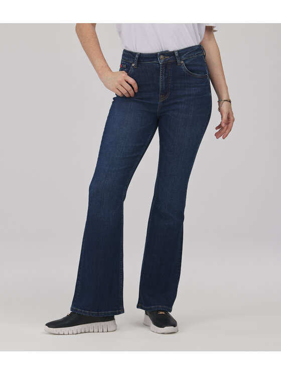Lee Cooper Lee Cooper Jeansy BECCA Niebieski Flared Leg