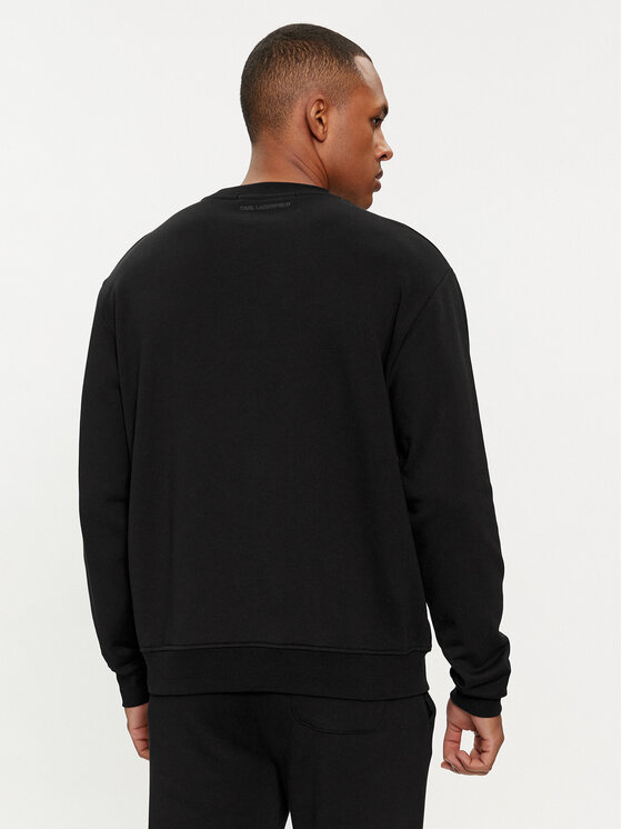 KARL LAGERFELD KARL LAGERFELD Pulóver 705430 542941 Fekete Regular Fit