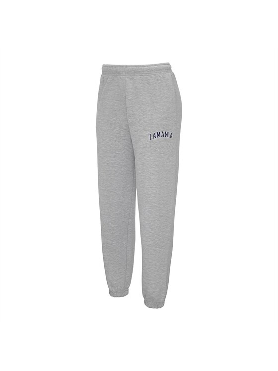 La Mania La Mania Spodnie dresowe ANGELES Szary Classic Fit
