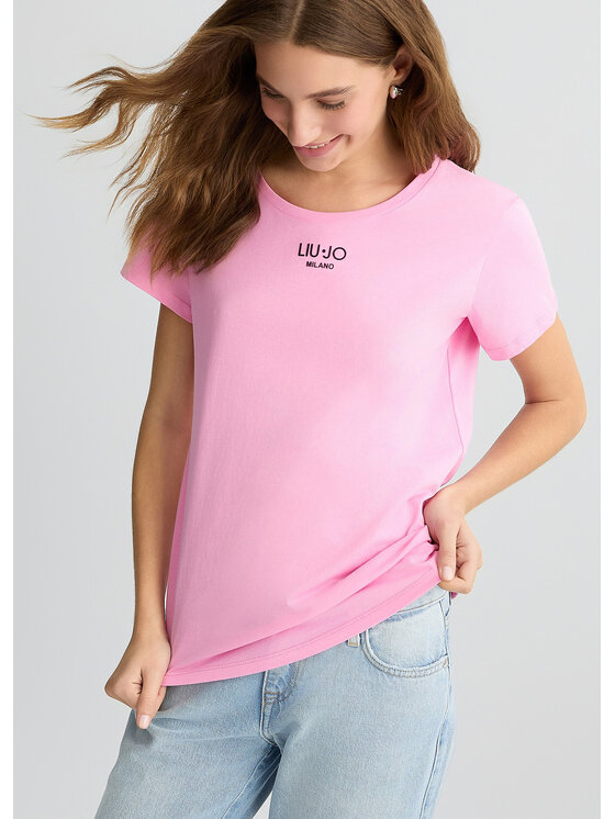Liu Jo Liu Jo T-shirt TA5170JS923M9122 Rosa Regular Fit